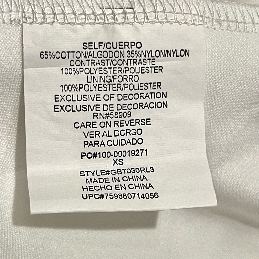 NWOT Gianni Bini Off White Lace Mini A-line Halter Neck Open Back Sundress XS - Picture 8 of 8